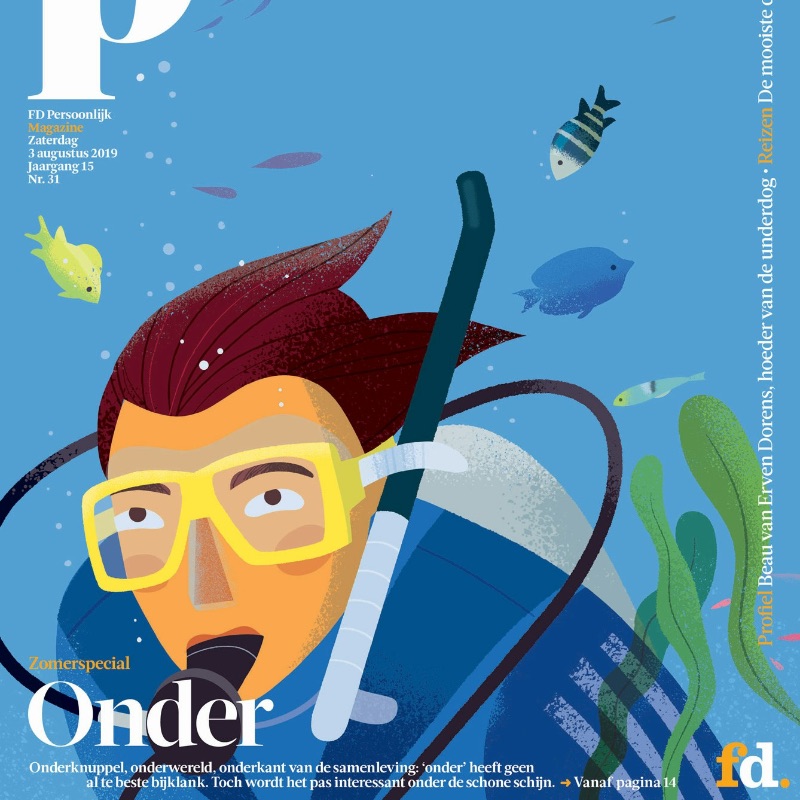Editorial illustration — Jose Luis Garcia Lechner